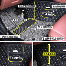 北京全新胜达5座新胜达7座七座专用防水丝圈全包围汽车脚垫大