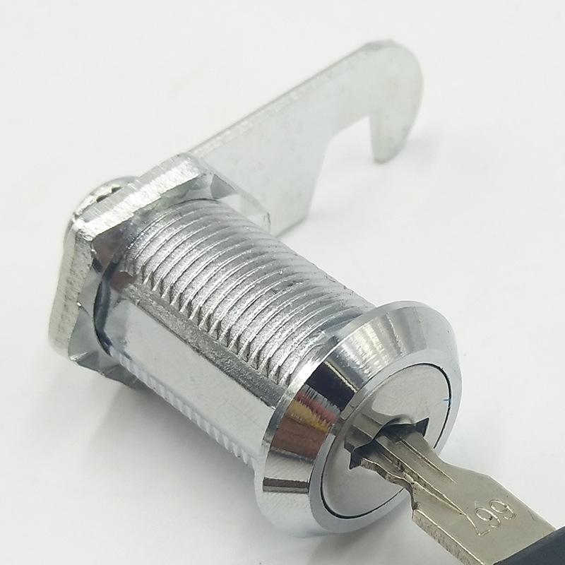 工厂供应方形现代简约家具抽屉锁 锌合金方舌抽屉锁 五金家具配件