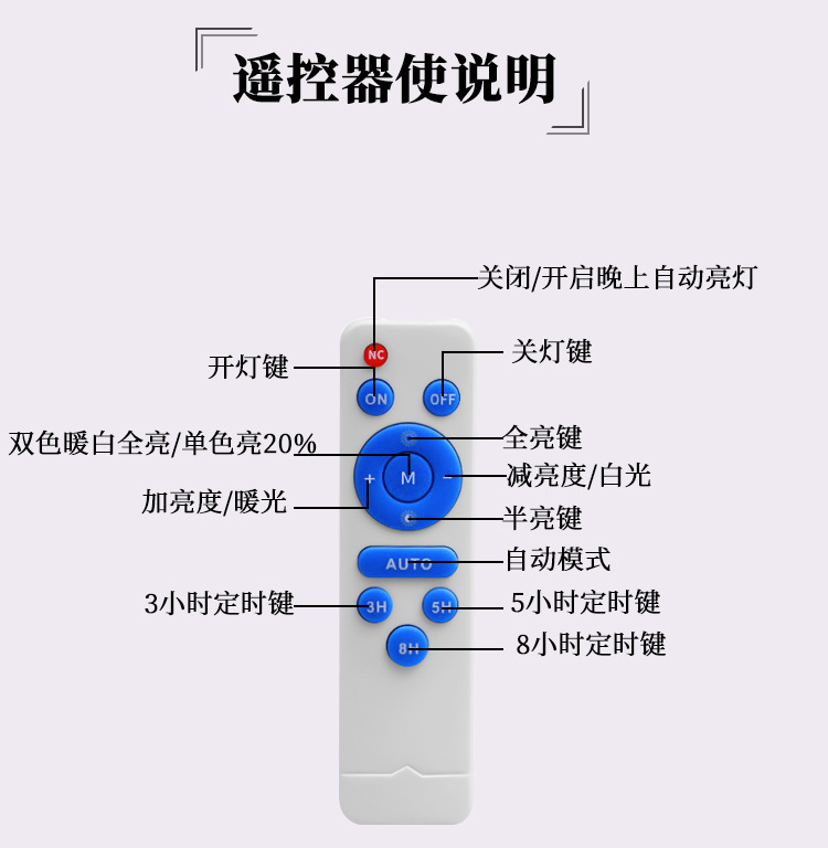 太阳能灯遥控器图解图片