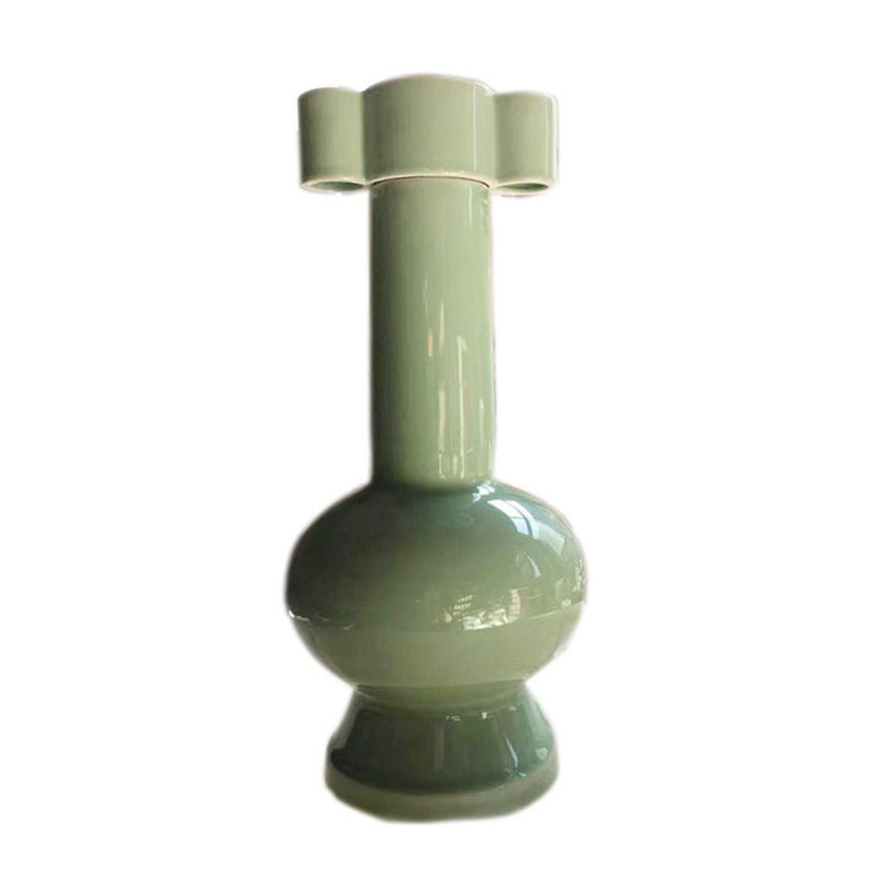 少儿国学礼仪教具青花青釉陶瓷贯耳投壶游戏道具跪坐站立两用投壶