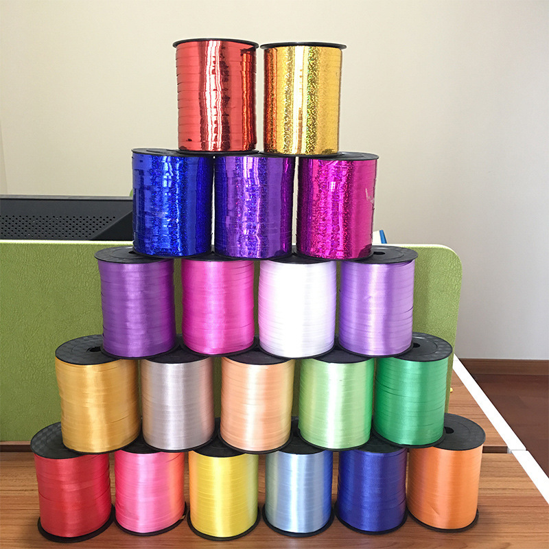 500码气球彩带 结婚庆典装饰塑料丝带 扎绳子活动布置 气球配件