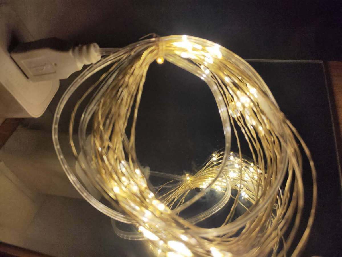 led网红灯圣诞灯鲜花蛋糕灯房装饰灯小闪灯彩灯防水灯铜线灯led