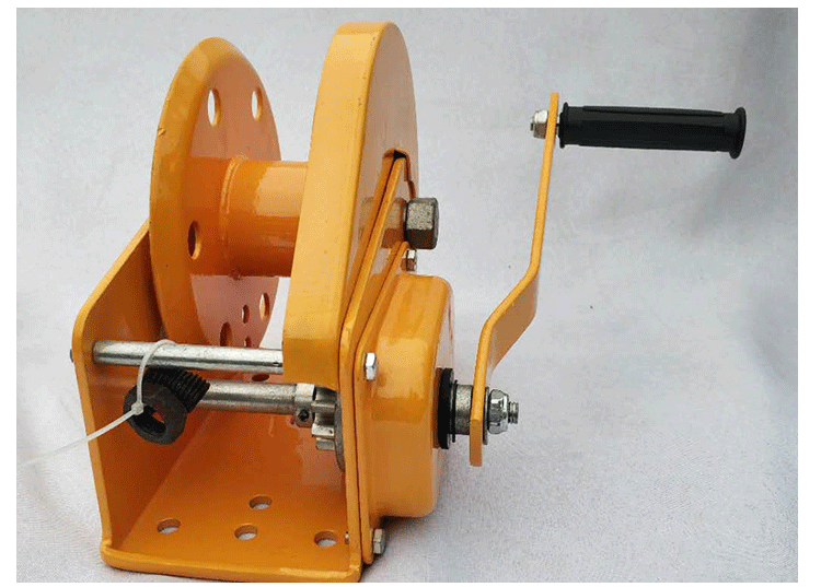 批发双向自锁手摇绞盘 轴承式小吊机家用绞车带钢丝绳手摇绞盘