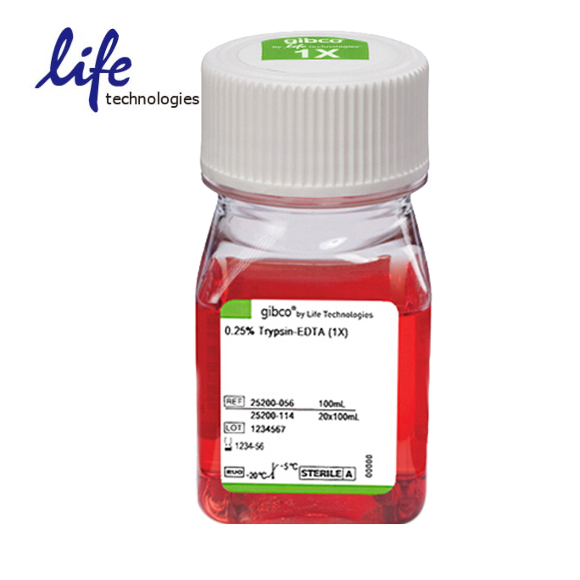 life 25200-056 trypsin-edta (0.25%),100ml