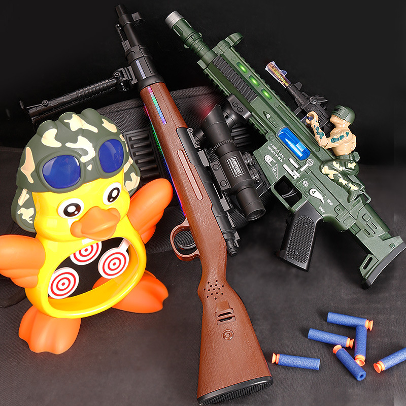 98k儿童玩具枪ak47吃鸡全套装备枪awm狙击软弹枪男孩可发射枪仿真