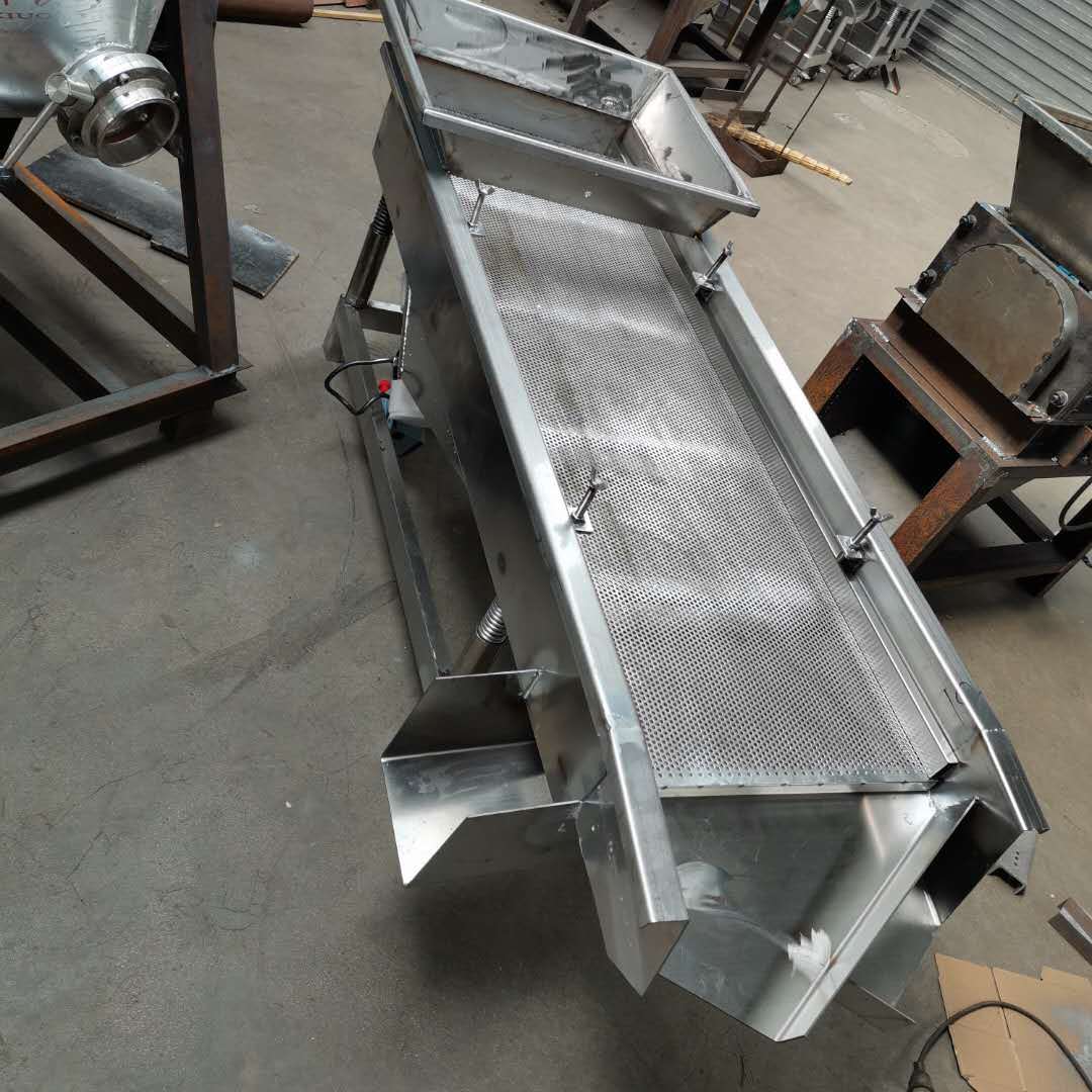 小型直线振动筛 塑料振动筛 木粉筛选机 02