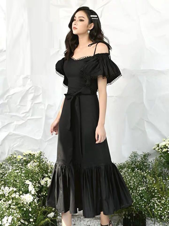 新加坡女装批发吊带长裙