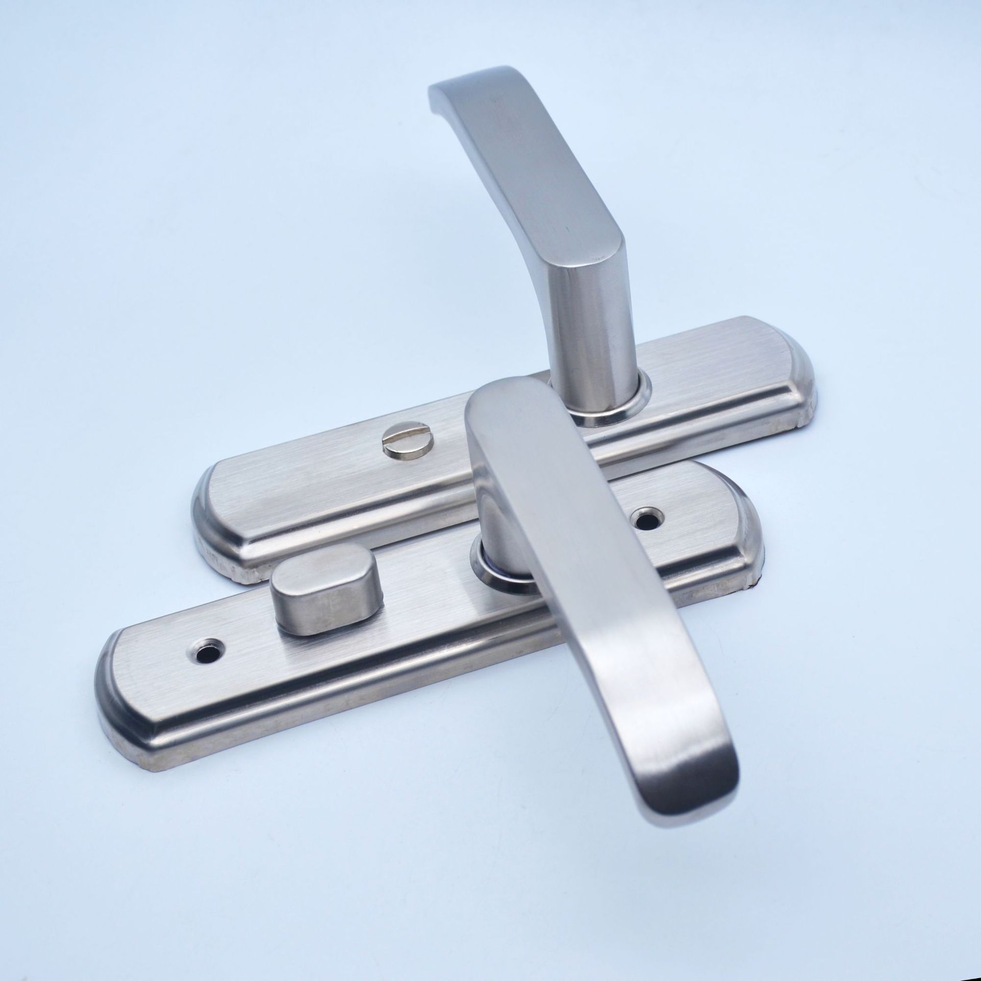 室内不锈钢执手锁酒店公寓浴室次所把手锁单舌通用无匙卫生间门锁