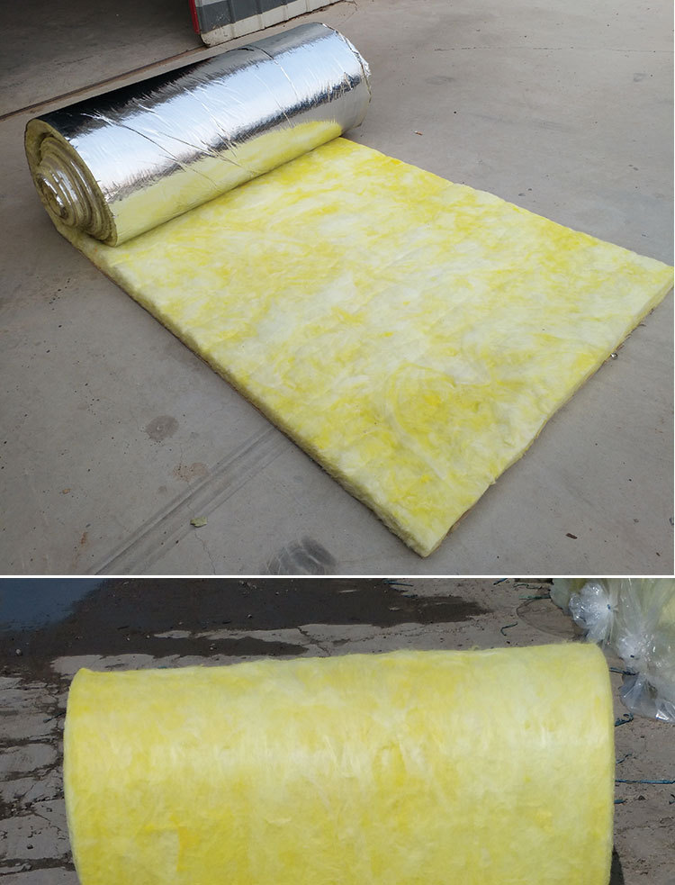 防火隔音棉玻璃屋顶隔热岩棉保温卷消音吸音天花顶填充大棚墙体