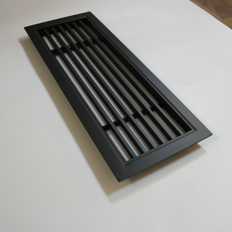 中央空调0度双层装饰排风口 大型商场天花吊顶线型出风口定制