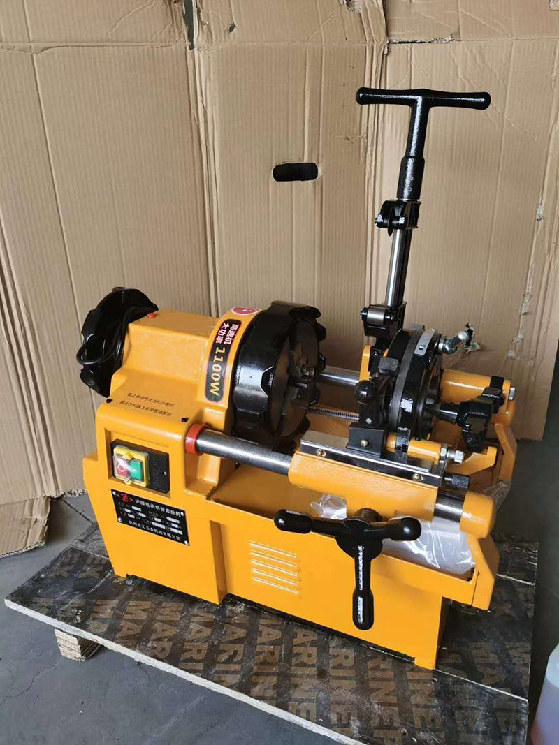 供应电动台式套丝切管机小型台式钢管开牙机镀锌水管套丝机厂家