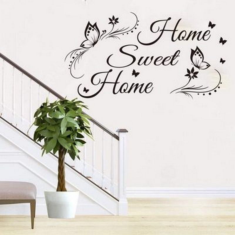 homesweethome蝴蝶图案精雕墙贴艺术家居乙烯基贴纸