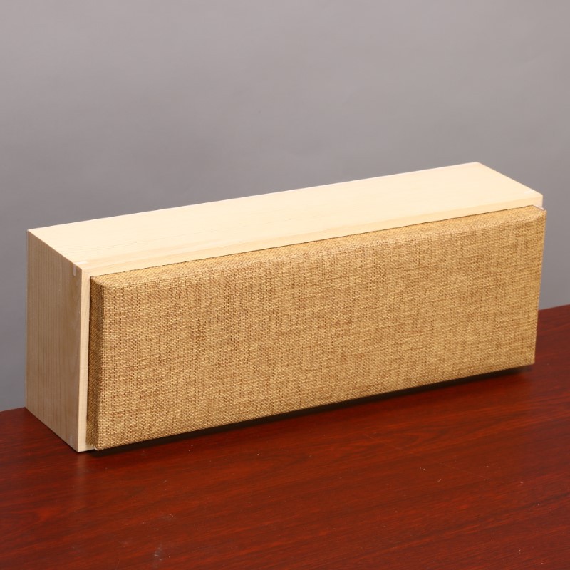 新款手卷盒松木锦盒高档实木字画盒子商务送礼书画卷轴包装盒定制