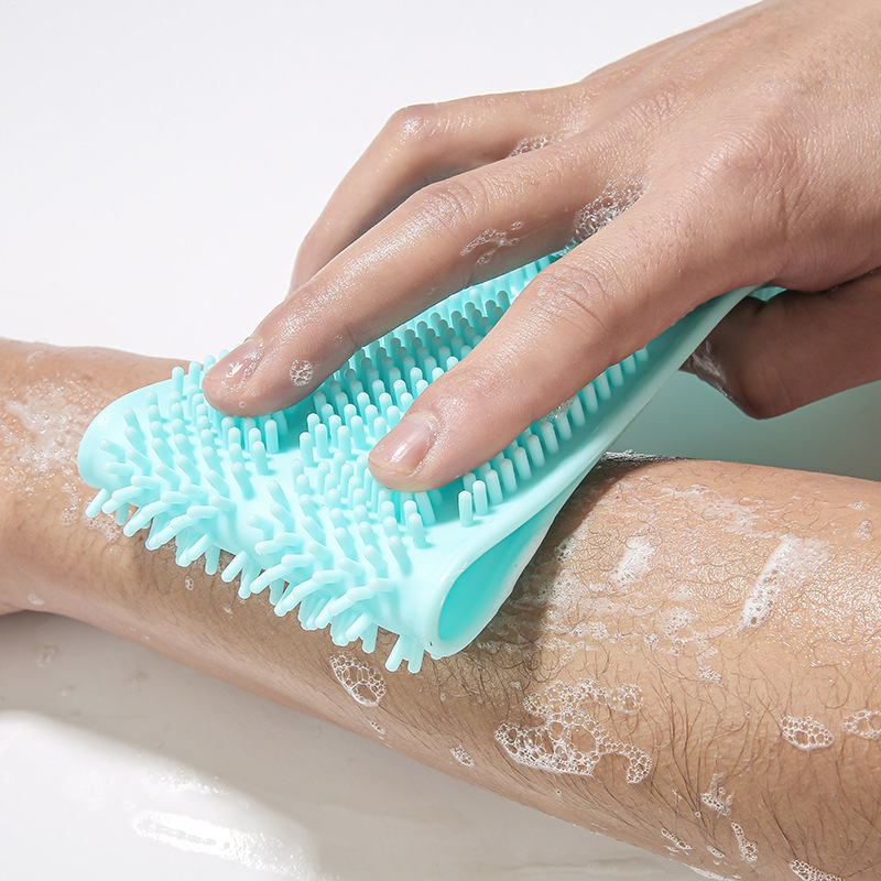 硅胶搓澡搓背神器 男女拉背条祛污搓灰去死皮 洗澡搓背沐浴神器