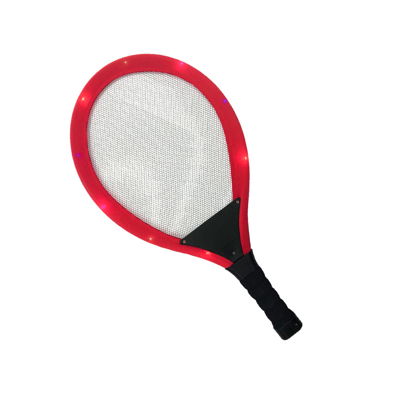 Children's Luminous Badminton Racket Set Parent-Child Outdoor Sports Luminous Racket Indoor Leisure Toys Night Market Stall