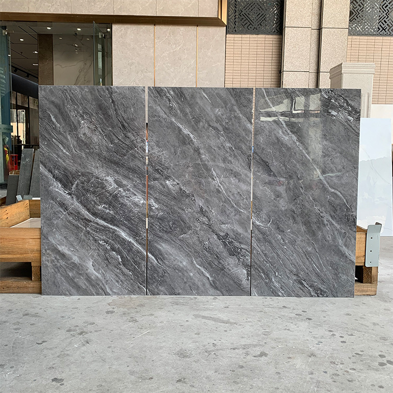 现代简约600x1200通体大理石瓷砖客厅餐厅地砖亮光无限连纹瓷砖