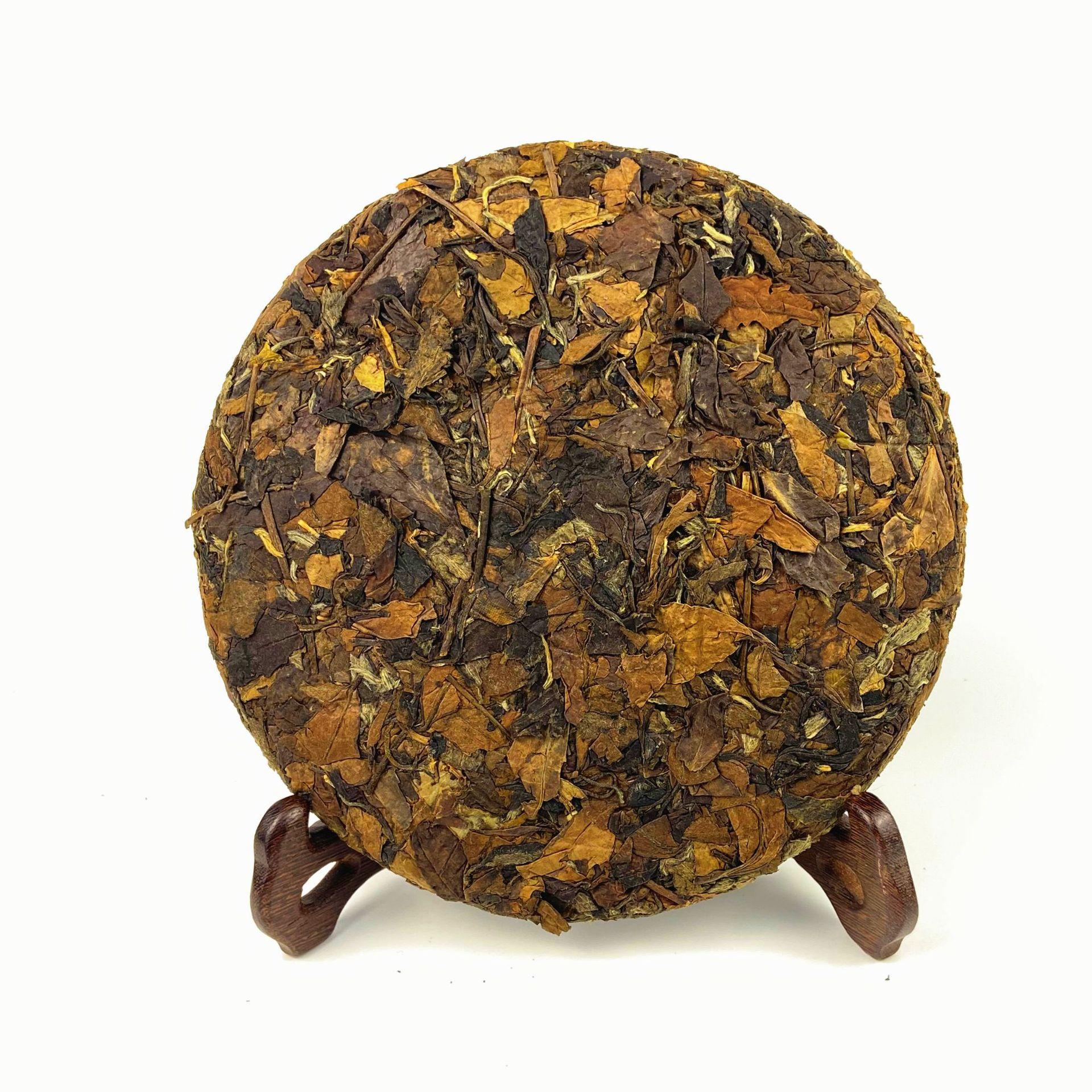 福鼎高山日晒老白茶饼350克寿眉白茶陈香贡眉茶叶耐煮泡厂家直供