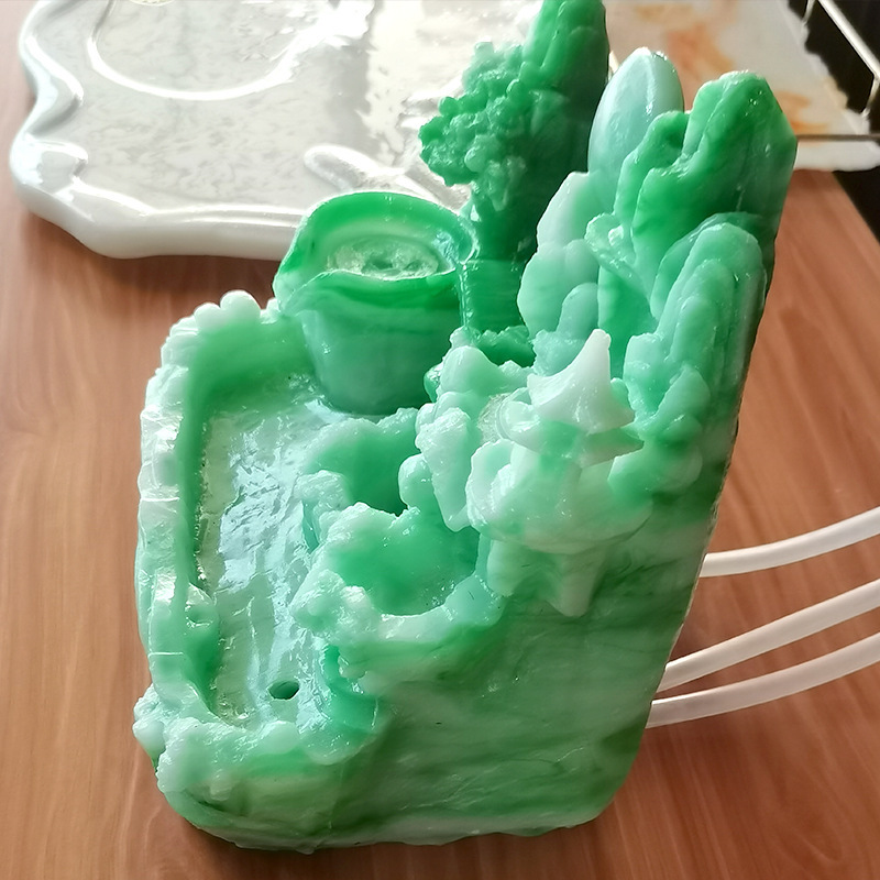 潮流青年时尚仿玉石产品 流水假山摆件居家生活日用工艺礼品摆件