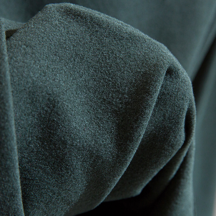 实拍稳定德绒阳离子折叠刺绣半高领打底衫女t恤上衣