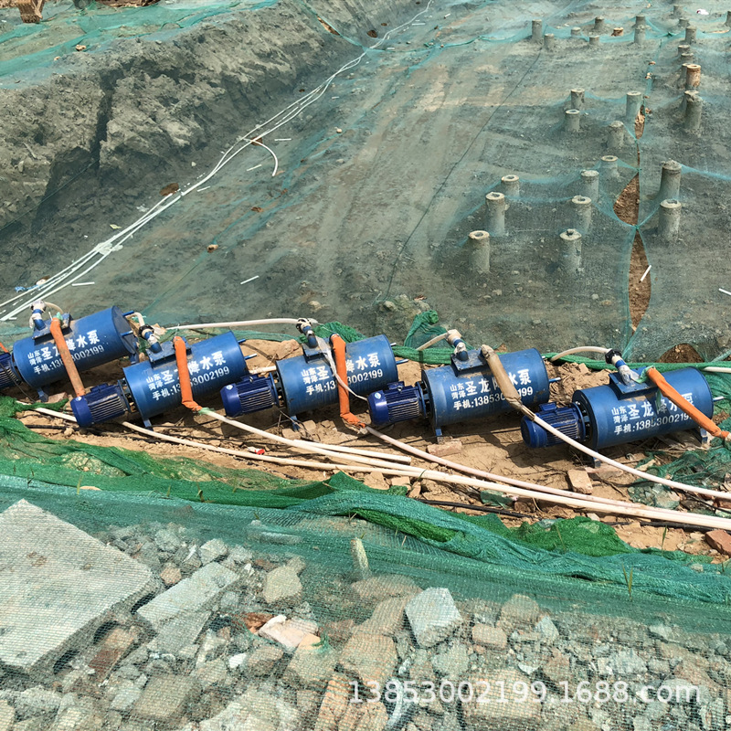 圣龙轻型井点降水泵设备 建筑工地 真空井点降水 使用简单轻便