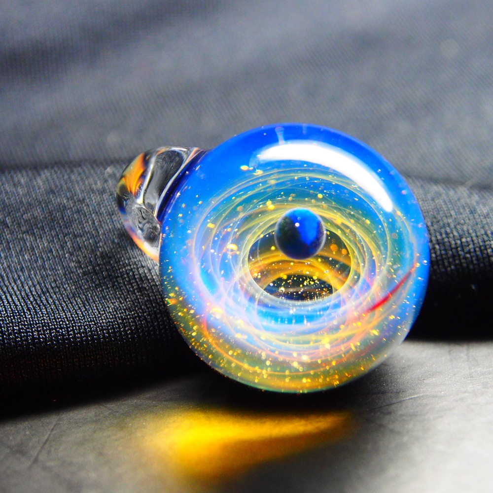 宇宙琉璃星空球高硼硅玻璃球吊坠日本创意吊坠手链饰品火工银河系