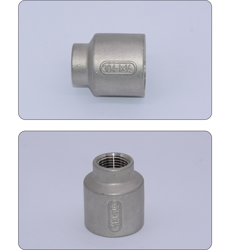 伊诺克厂家直销日标jis螺纹管件 不锈钢304直通异径螺纹接头