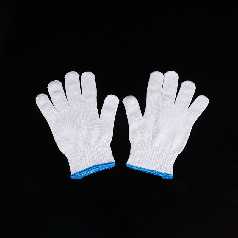 十二双500g涤纶尼龙丝手套 加油站员工机械维修加密加厚尼龙手套