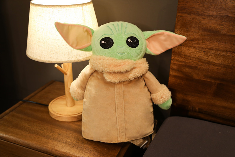 现货星球大战babyyoda尤达宝宝书包毛绒玩具背包公仔抱枕动漫周边