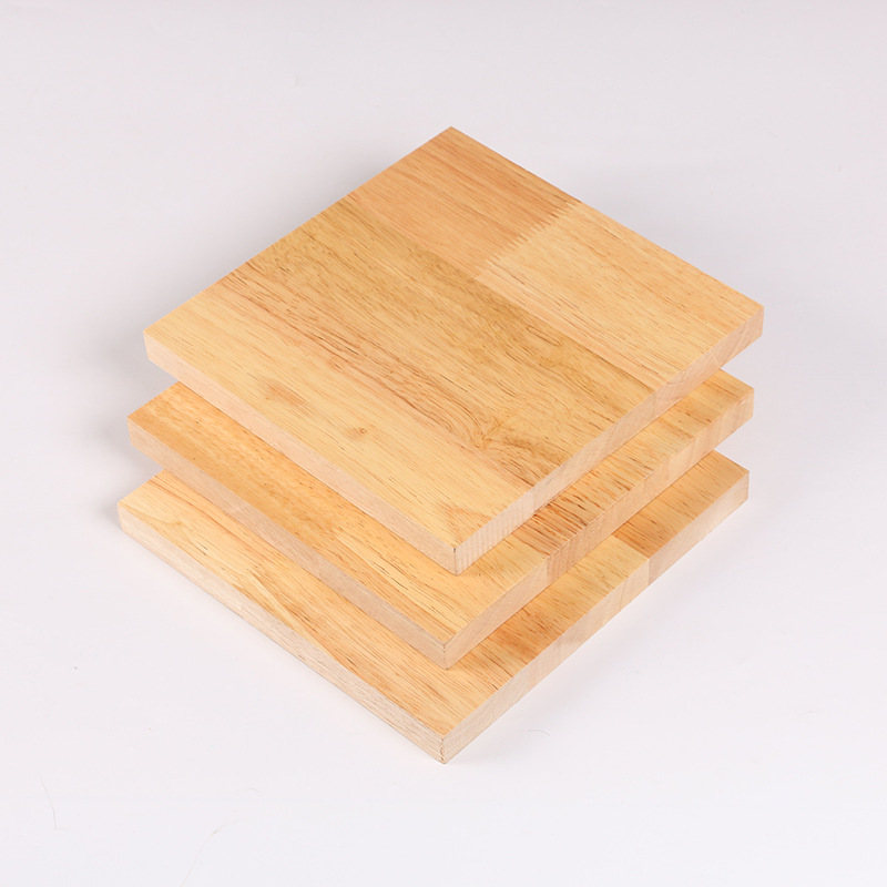 18mm现货泰国橡胶木免漆板浮雕橱柜免漆木板材橡胶木装饰板可