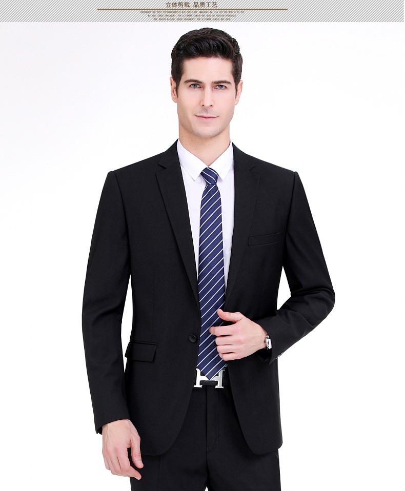 西服套装男士修身商务休闲职业正装新郎伴郎结婚礼服帅气小西装男