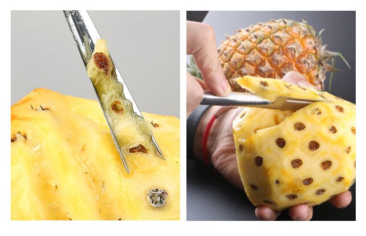 厨房不锈钢去眼器 菠萝去眼器挖籽铲凤梨去籽器菠萝厂家直供