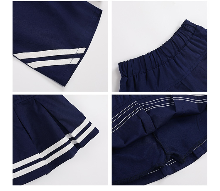 夏季幼儿园园服夏装小学生校服儿童纯棉班服运动服套装男女童定制