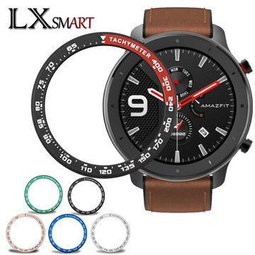 适用于华米amazfit gtr 金属表圈刻度圈保护环运动手表表圈47/42