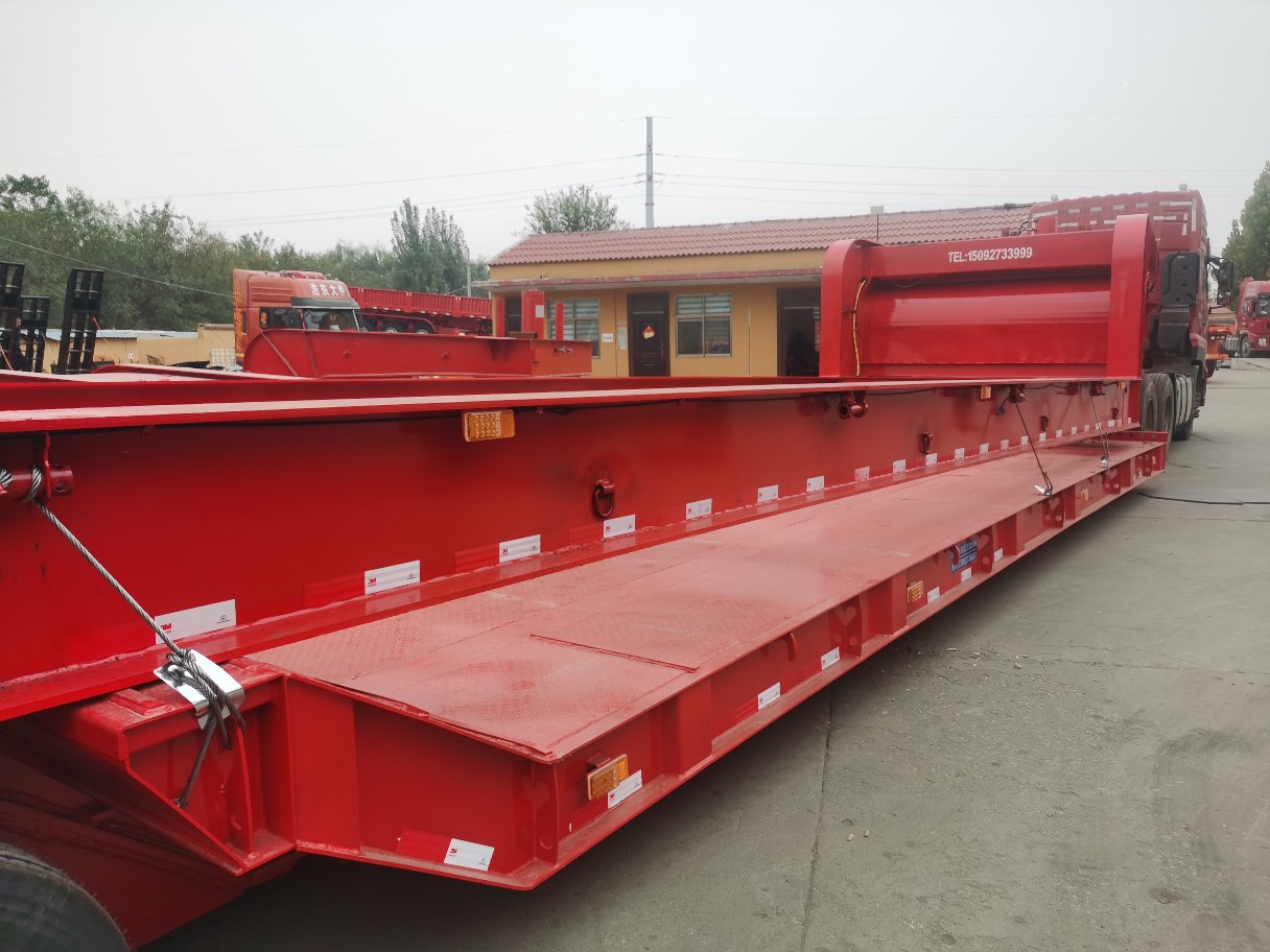 新产品热销40英尺超高框架集装箱运输专用车支持定做