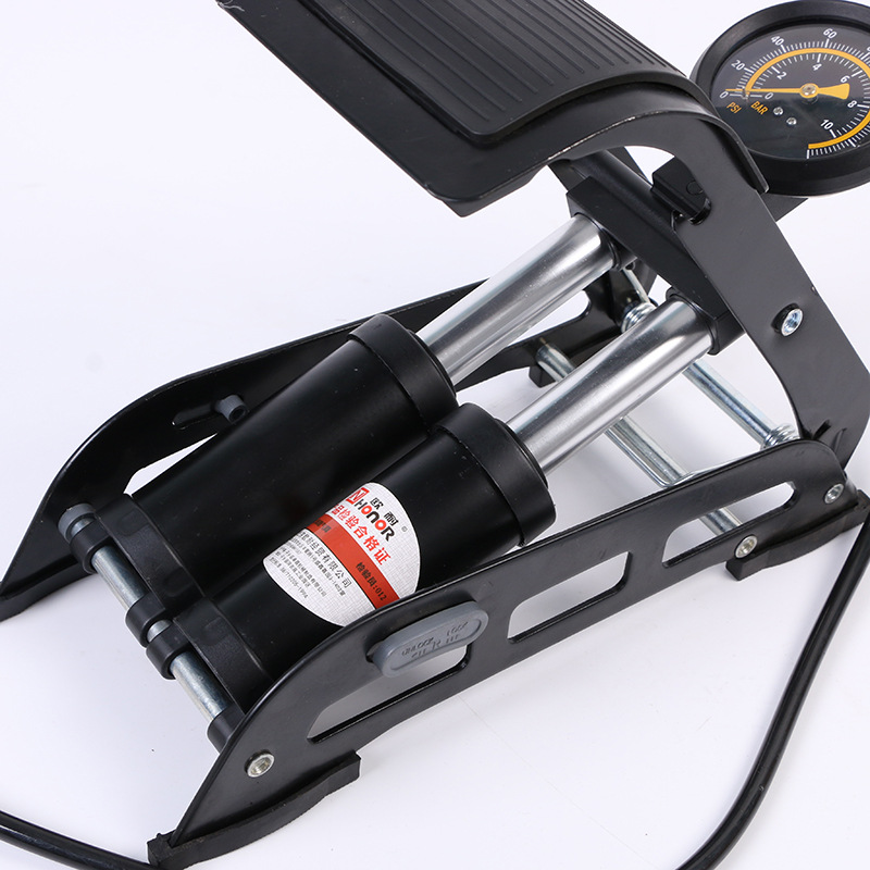 欧耐脚踏气筒 高压便携式脚踏打气筒 汽车摩托车脚踏便携充气泵