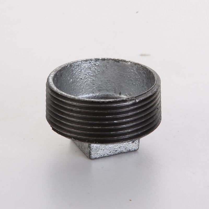 外丝堵头国标代边15 20 25 32 40100镀锌丝堵堵头 镀锌管4分管堵