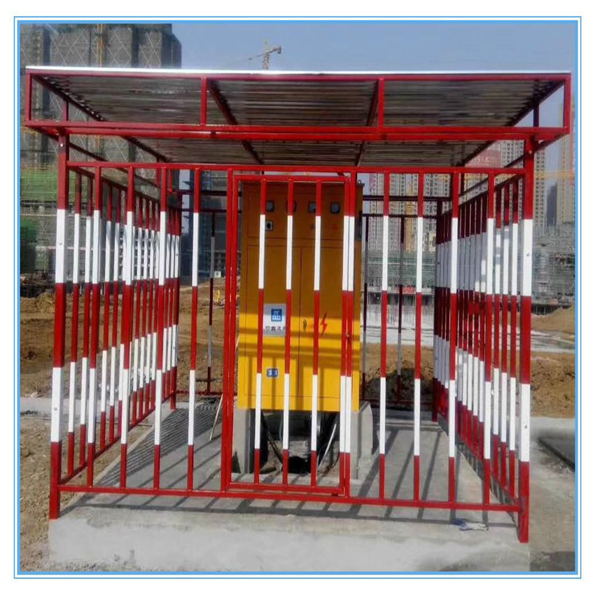 现货工地电箱隔离防护棚电力变压器安全防护围栏配电室防落安全棚