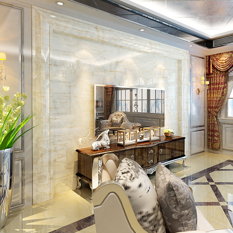 电视背景墙砖微晶石600*1200客厅地砖大厅干挂瓷砖厂家直销