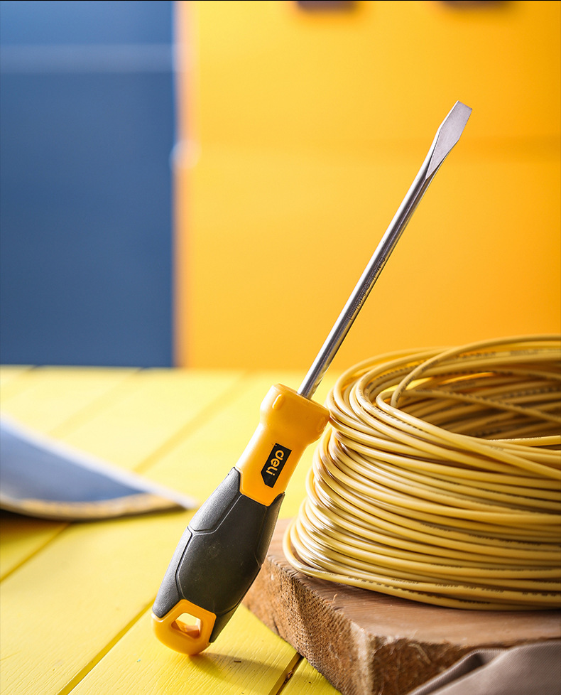 得力螺丝刀十字螺丝刀一字螺丝批磁性改锥起子螺丝刀