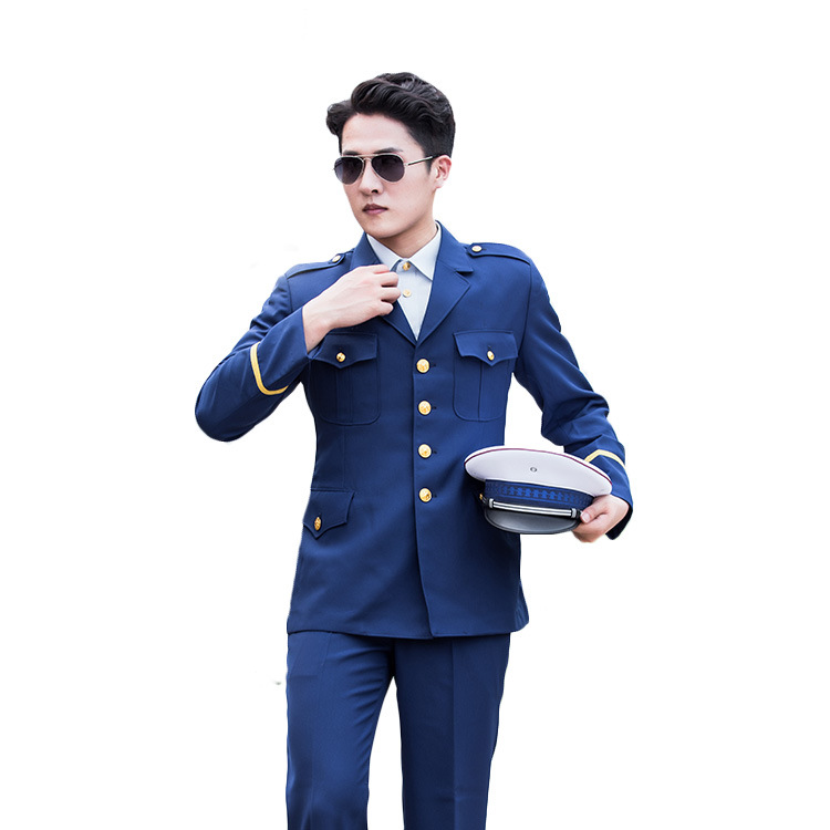 振兴启迪 消防春秋常服制服衬衣夏常服短袖衬衣消防救援蓝色衬衣