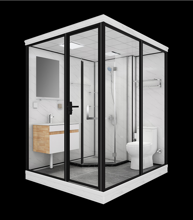 整体卫生间一体式893集成卫浴简易浴室干湿分离淋浴房厕所卫浴间