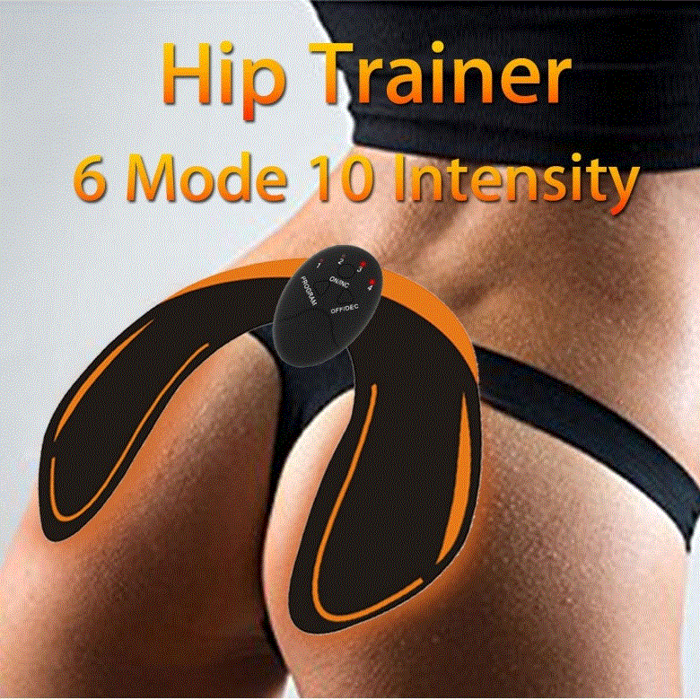 跨境智能EMS美臀仪家用塑身提臀 按摩仪肌肉训练提臀贴美腰健身