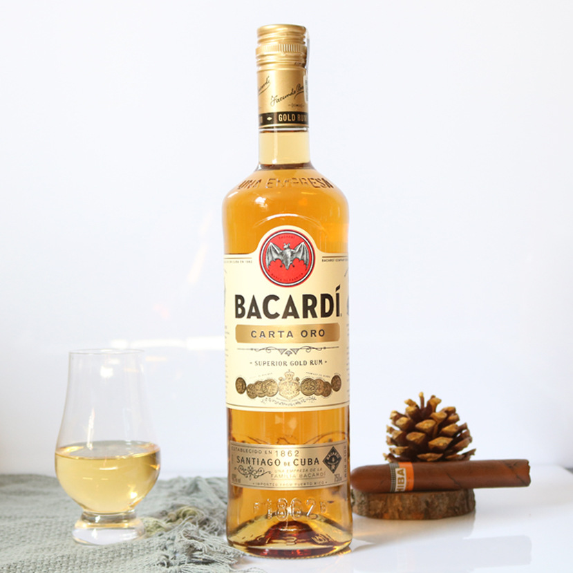 洋酒批发 百家得 波多黎各百加得金朗姆酒 750ml
