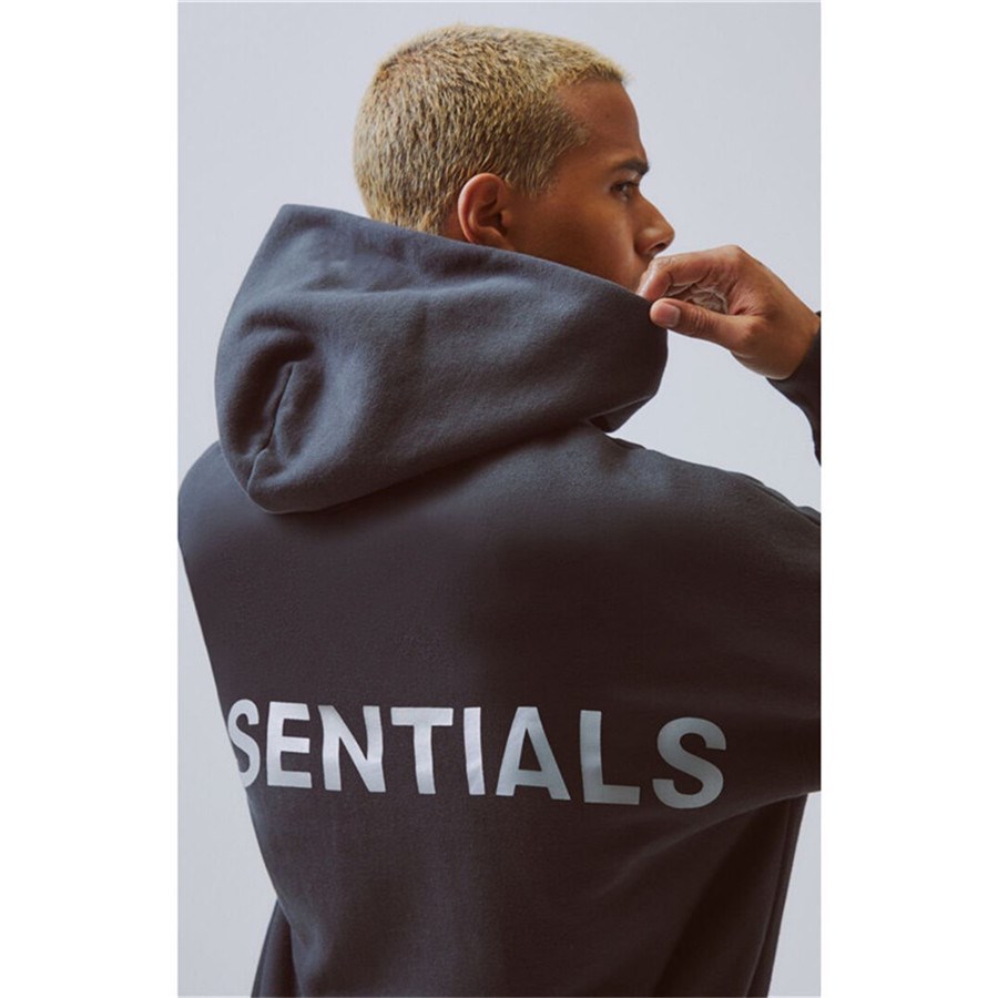 fear of god fog essentials复线反光帽衫卫衣男潮连帽宽松高街风
