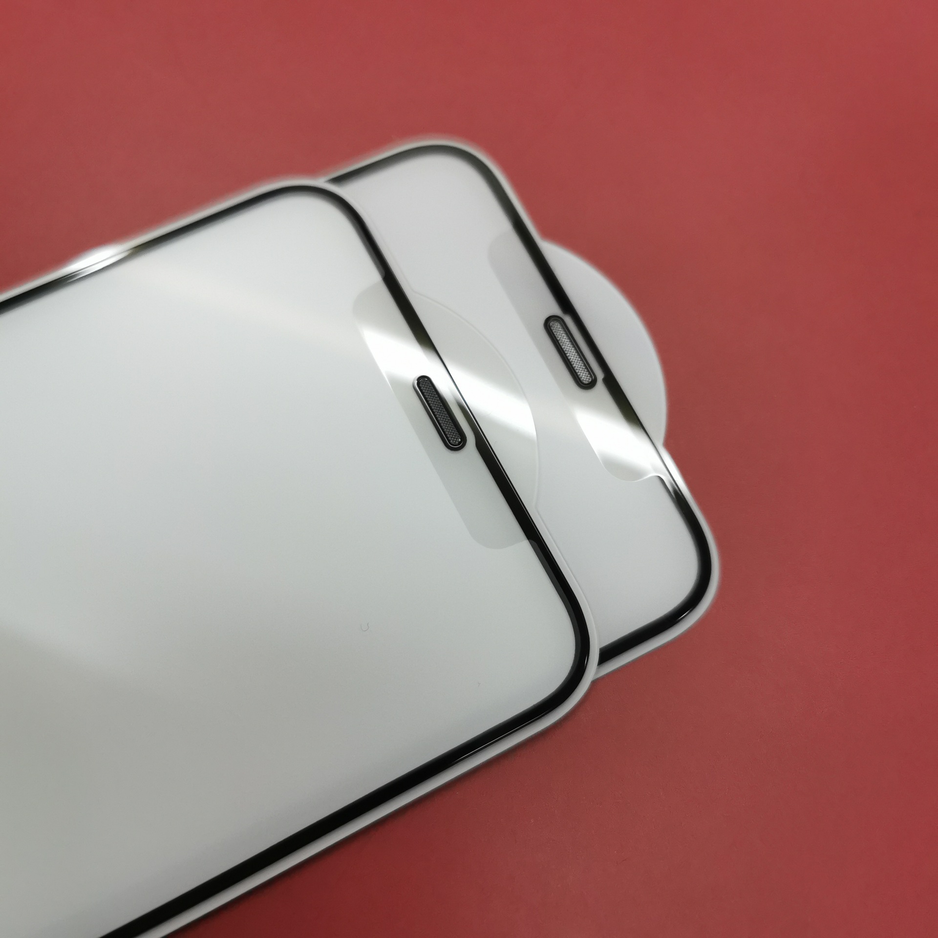 适用iphone11pro磨砂保护膜iphone11pro max全屏亮边 丝印钢化膜