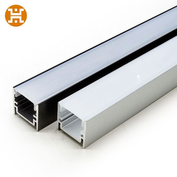 led线条灯 u型线型灯铝槽 cob灯槽 明装铝合金灯槽硬灯条外壳套件