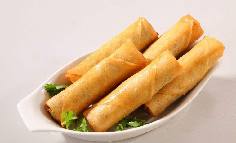 利口福素菜春卷早茶广式点心素春卷油炸小吃速冻食材500g*24包