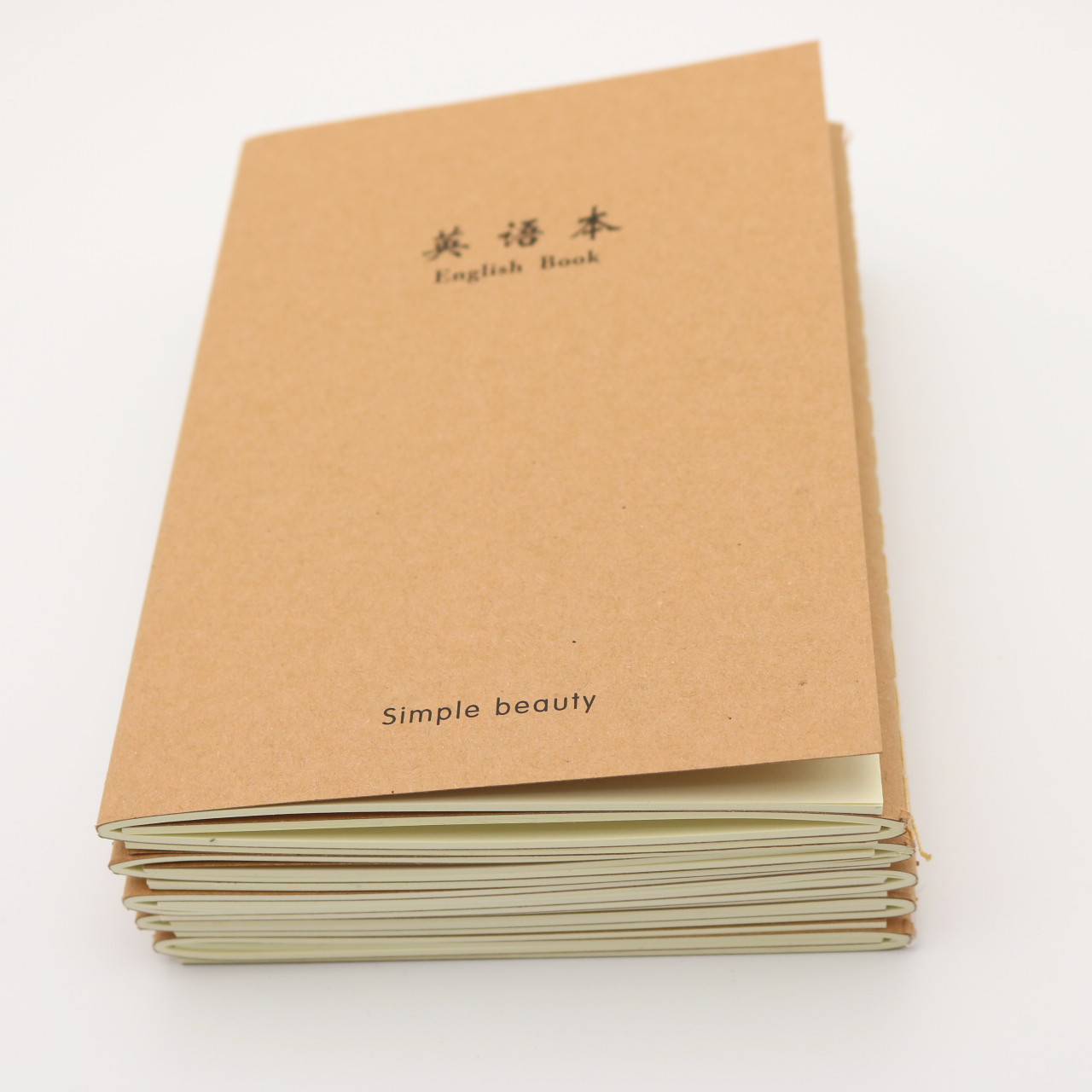 批发32k牛皮车线英语笔记横线本a5卡通缝线学生日记作业本