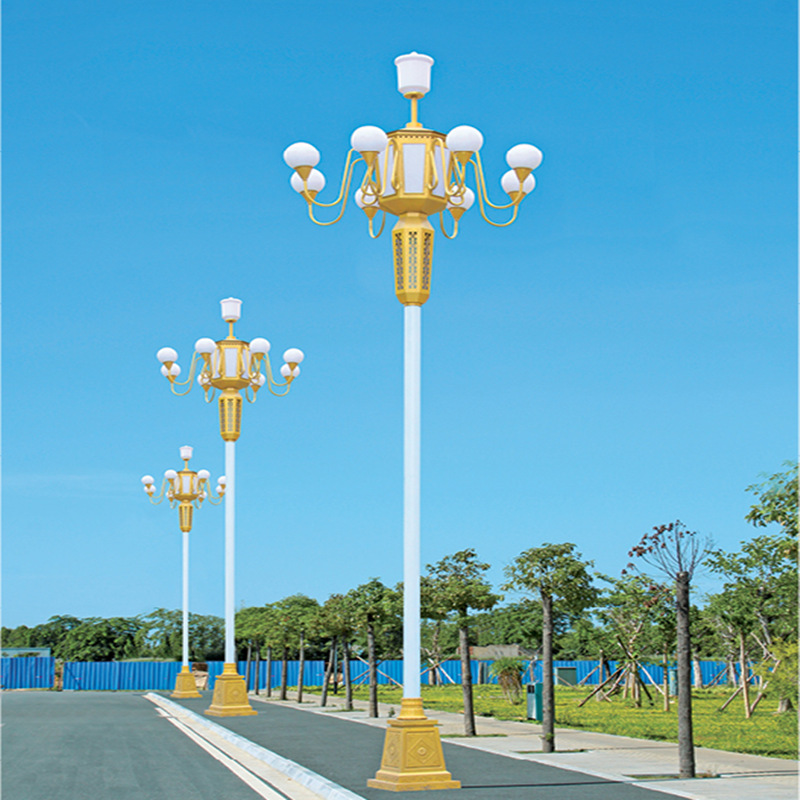 厂家直销定制户外led中华灯玉兰灯 欧式组合广场路灯具道路照明灯