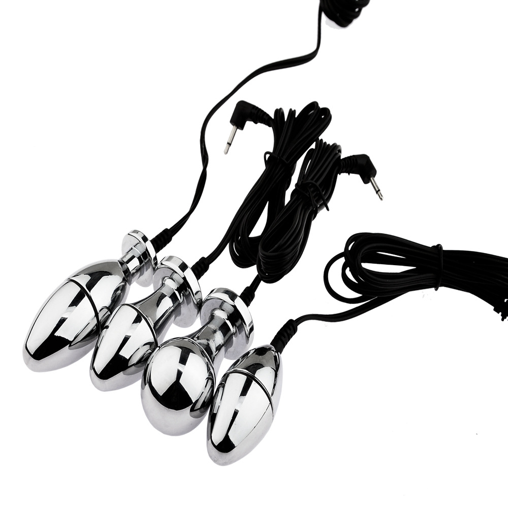 【双极蛋】成人情趣性用品玩具电击 高潮自慰器刑具金属肛塞